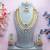 Purple designer premium festive wear necklace set
