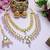 Purple designer premium festive wear necklace set