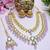 Purple designer premium festive wear necklace set