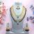 Maroon designer premium festive wear necklace set