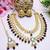 Maroon designer premium festive wear necklace set