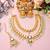 Multicolor designer premium festive wear necklace set