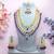 Purple designer premium festive wear necklace set
