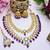 Purple designer premium festive wear necklace set
