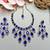 Turquoise designer premium festive wear necklace set