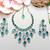 Turquoise designer premium festive wear necklace set