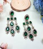 Turquoise designer premium festive wear earrings