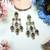 Green designer premium festive wear earrings