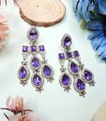 Blue designer premium festive wear earrings