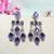 Blue designer premium festive wear earrings