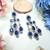 Turquoise designer premium festive wear earrings