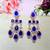 Turquoise designer premium festive wear earrings