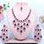 Blue designer premium festive wear necklace set