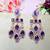 Blue designer premium festive wear necklace set