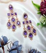 Blue designer premium festive wear earrings