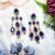 Turquoise designer premium festive wear earrings