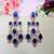 Turquoise designer premium festive wear earrings