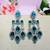 Turquoise designer premium festive wear earrings