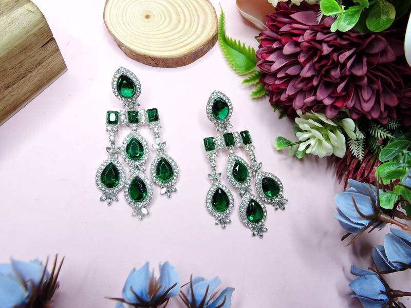 Turquoise designer premium festive wear necklace set
