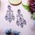 Purple designer premium festive wear earrings