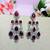Maroon designer premium festive wear earrings