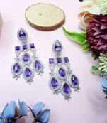 Blue designer premium festive wear earrings
