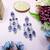 Blue designer premium festive wear earrings