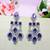 Blue designer premium festive wear earrings