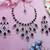 Purple designer premium festive wear necklace set