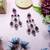 Purple designer premium festive wear necklace set