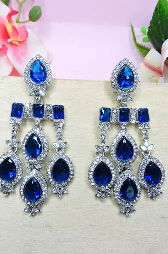 Turquoise designer premium festive wear necklace set