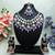 Purple designer premium festive wear necklace set