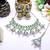Purple designer premium festive wear necklace set