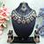 Maroon designer premium festive wear necklace set