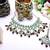 Maroon designer premium festive wear necklace set