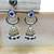 Blue designer premium festive wear earrings