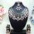 Pink designer premium festive wear necklace set