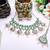 Pink designer premium festive wear necklace set