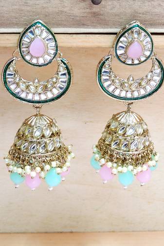 Multicolor designer premium festive wear earrings