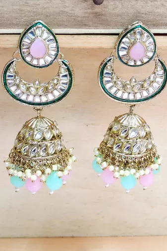 Multicolor designer premium festive wear earrings