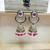 Red designer premium festive wear earrings