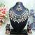 White designer premium festive wear necklace set