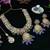 Purple designer premium festive wear necklace set