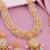 Pink designer premium festive wear necklace set