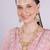 Multicolor designer premium festive wear necklace set