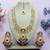 Purple designer premium festive wear necklace set