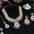Purple designer premium festive wear necklace set