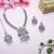 Purple designer premium festive wear necklace set