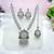 White designer premium festive wear necklace set