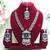 Turquoise designer premium festive wear necklace set